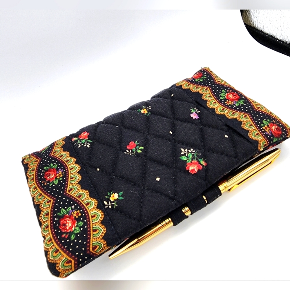 Vera Bradley wallet checkbook cover with pen like new vintage